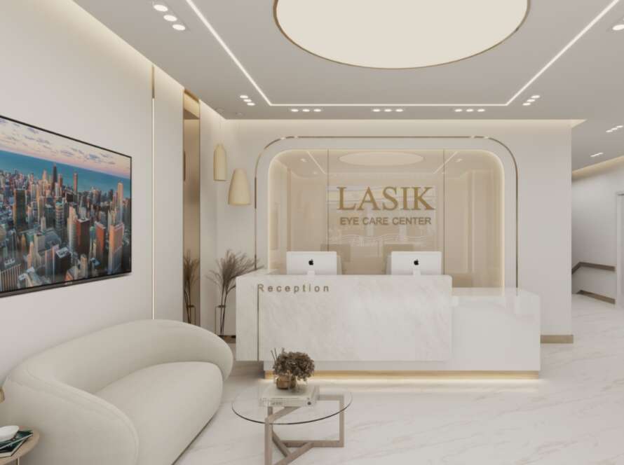 Citadel Group delivered concept design, detailed drawings, authority approvals, and complete fit-out for a LASIK eye care center in Dubai, culminating in final certifications and handover.