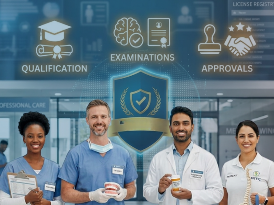 Overview of DHA Health Licensing Requirements for Healthcare Professionals